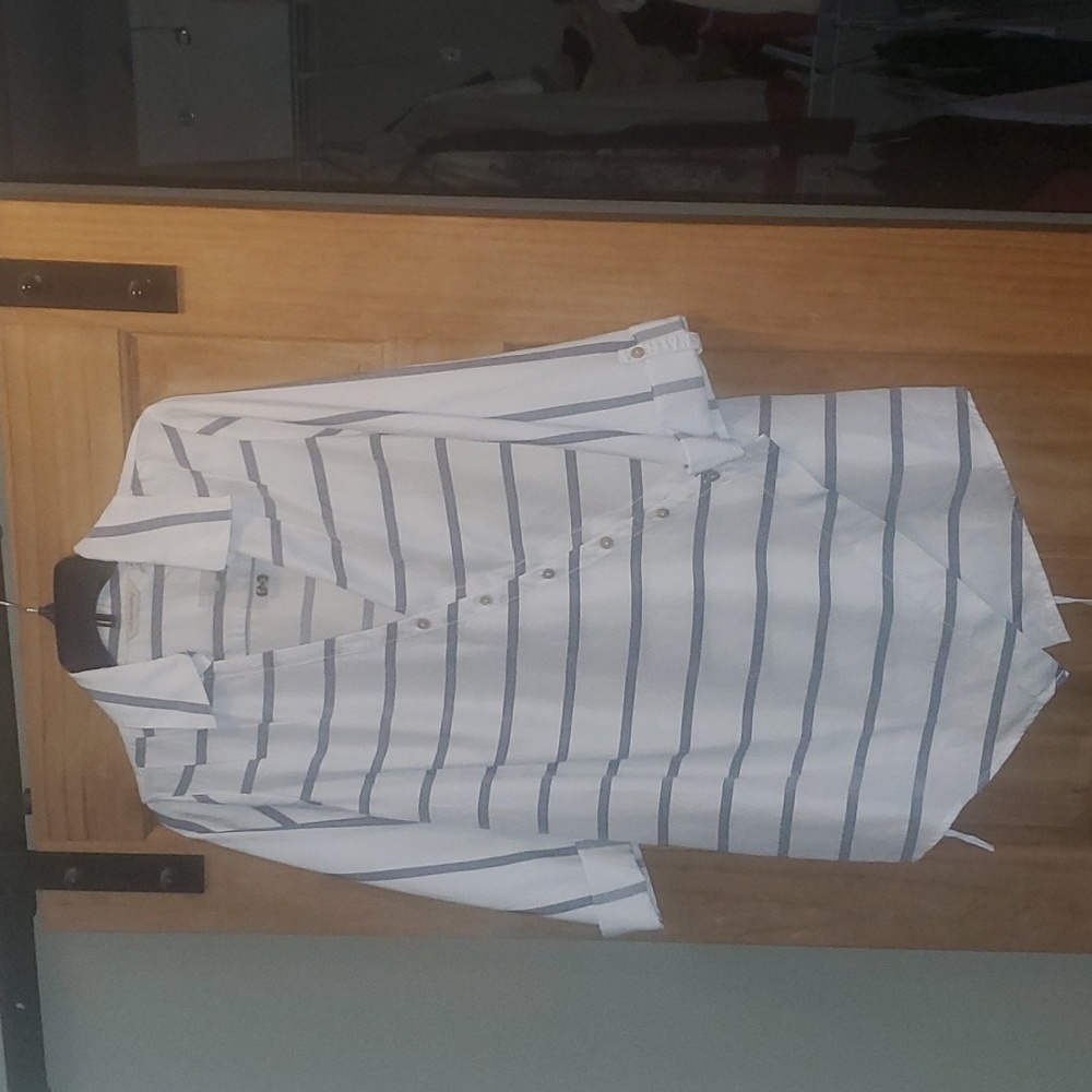 Soft Surroundings Washed Tencel Crossover Tunic M